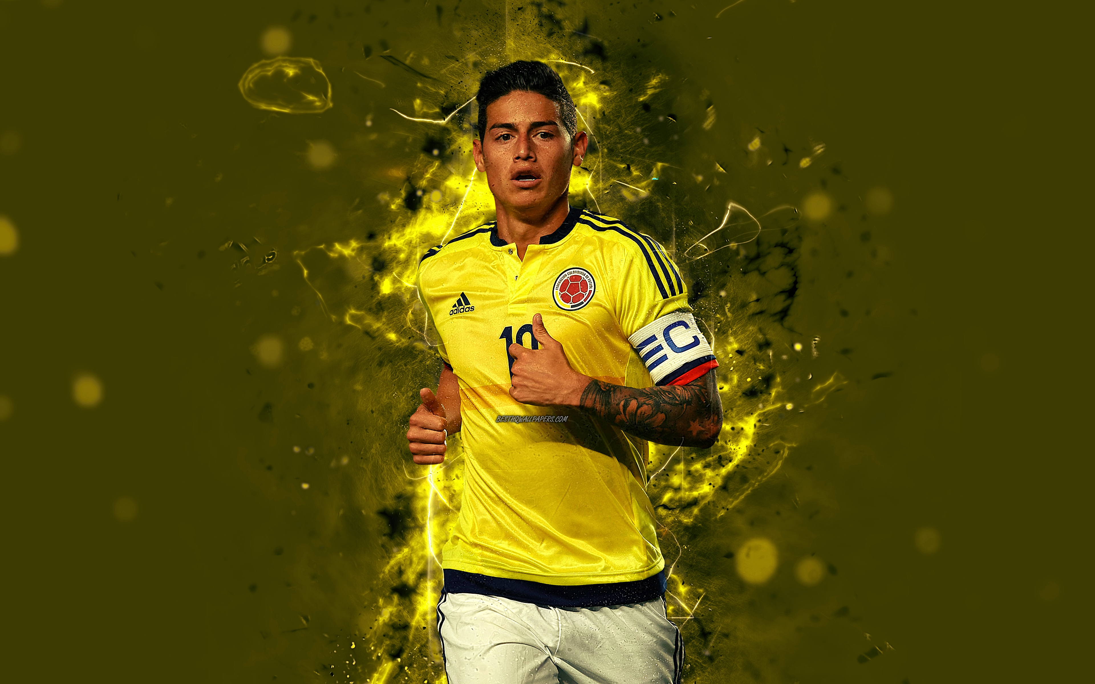 James Rodriguez, 4k, Abstract Art, Colombia National - James Rodriguez Wallpaper 4k - HD Wallpaper 