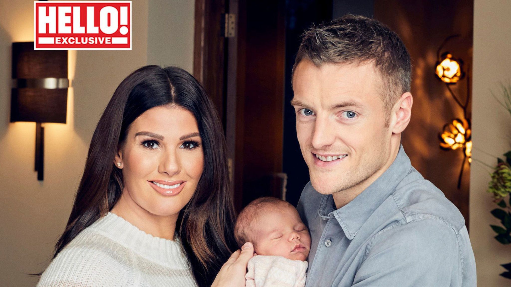 Rebecca And Jamie Vardy Introduce Baby Daughter Olivia - Rebekah Vardy New Baby - HD Wallpaper 