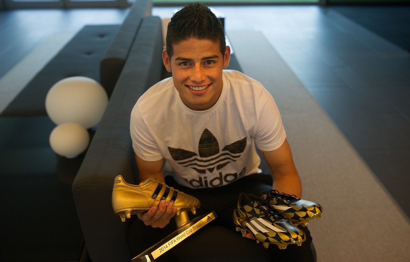 Photo Wallpaper Star, Real Madrid, Real Madrid, Stars, - James Rodriguez World Cup Golden Boot - HD Wallpaper 