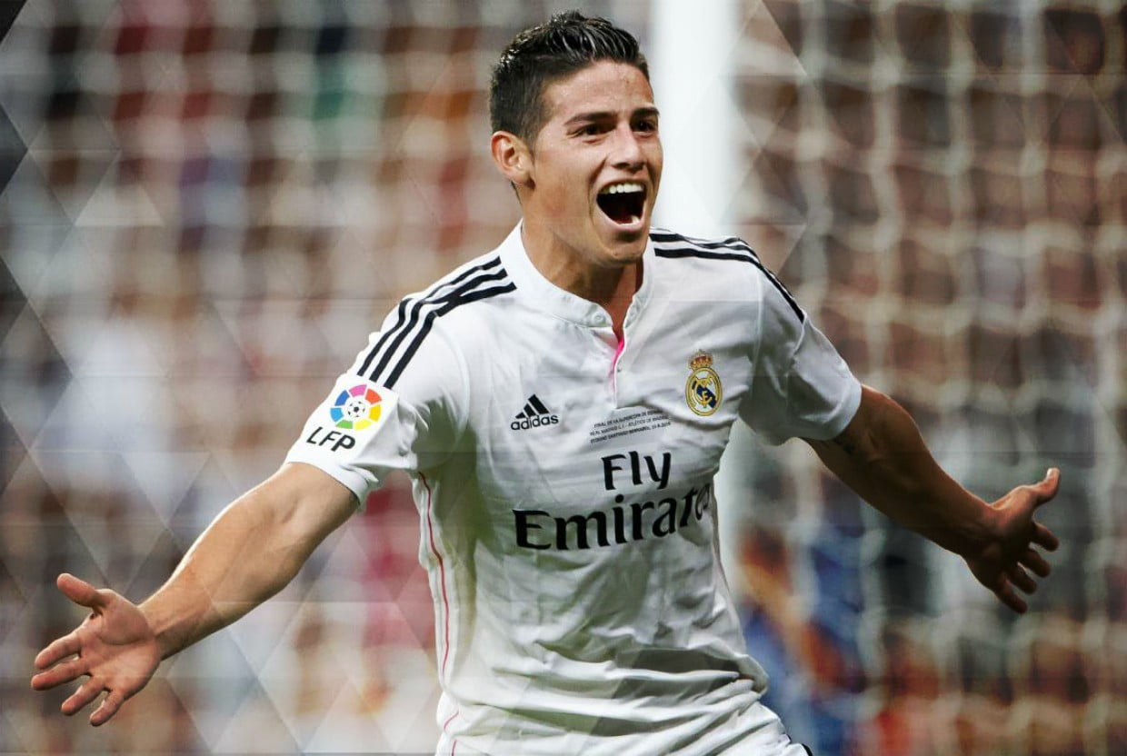 James Rodriguez Real Madrid Hd - HD Wallpaper 