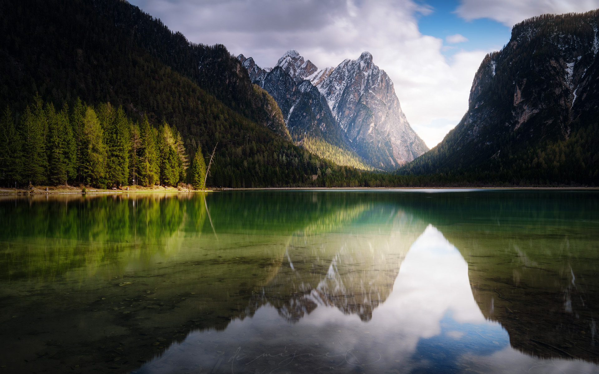 Mountain Lake, Forest, Beautiful Scenery, Summer, North - Imagenes De Bosque Hermosos - HD Wallpaper 