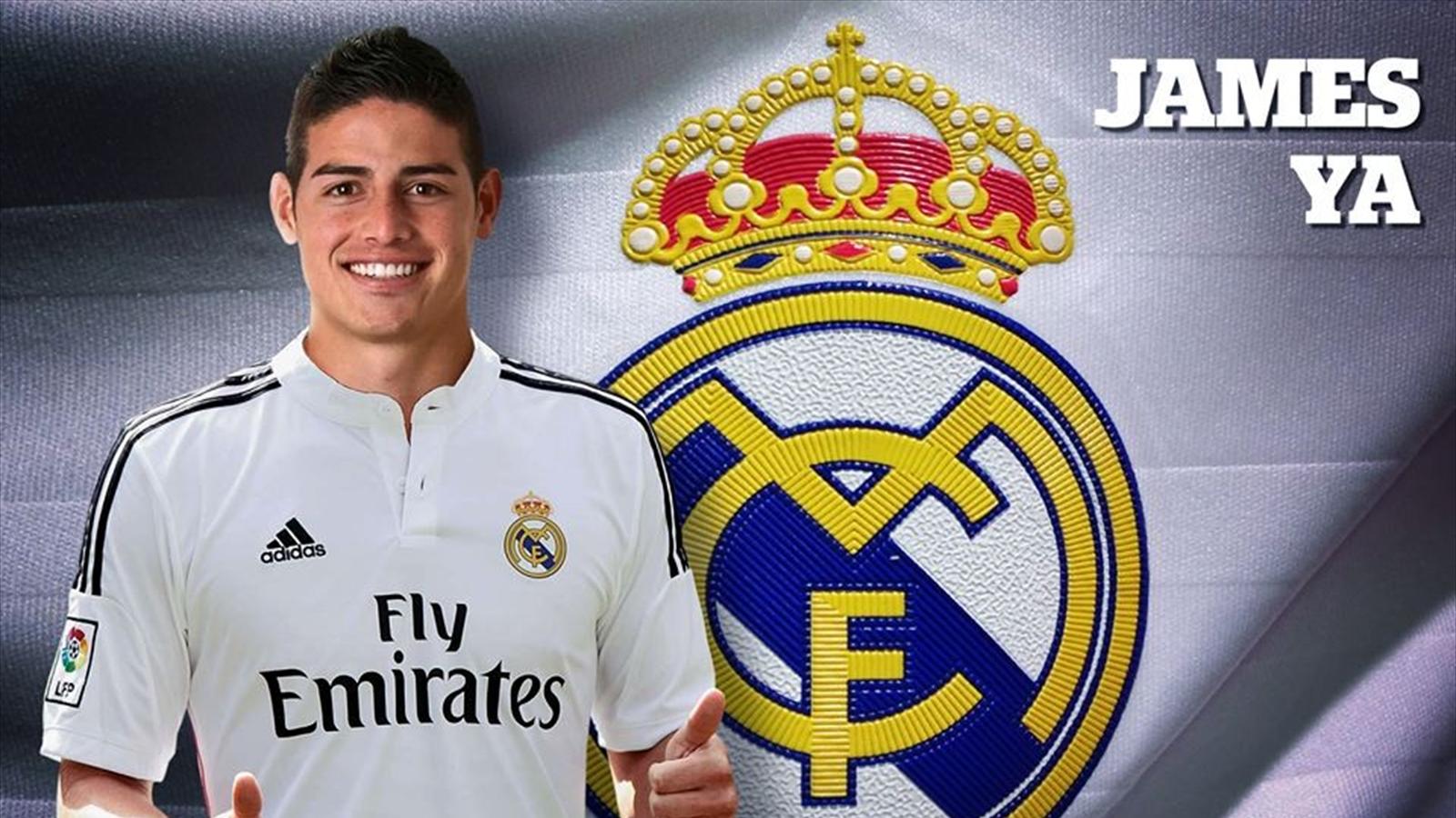 James Rodriguez Wallpaper - Real Madrid Logo Patch - HD Wallpaper 