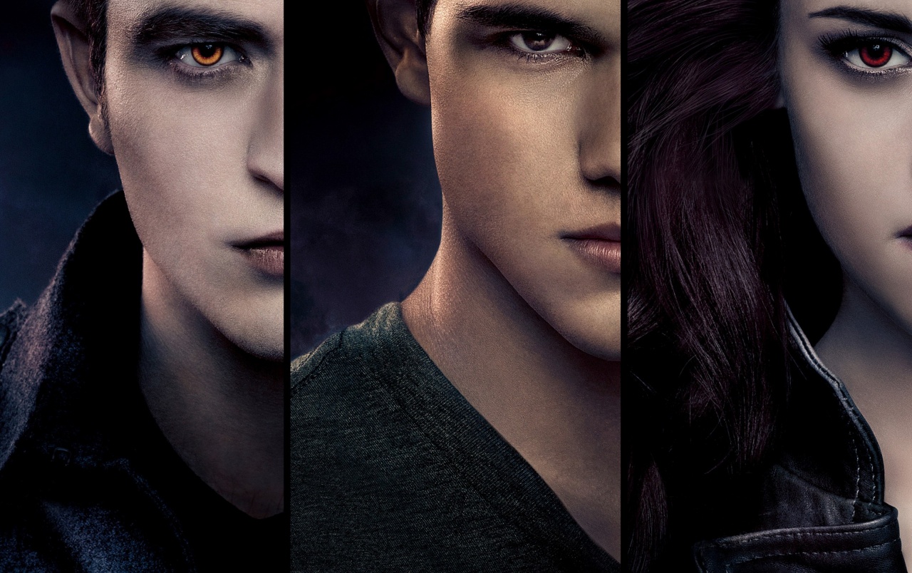 Breaking Dawn Part - Edward Jacob And Bella - HD Wallpaper 