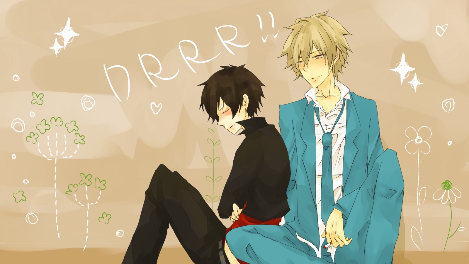 Wallpaper Anon, Durarara, Orihara Izaya, Heiwajima - Durarara!! - HD Wallpaper 