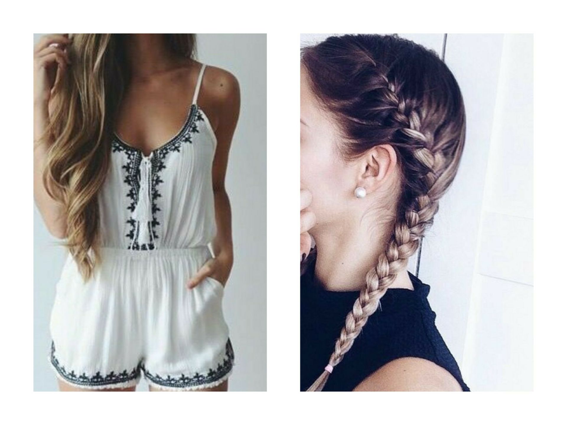 Two Side Braid Hairstyle - HD Wallpaper 