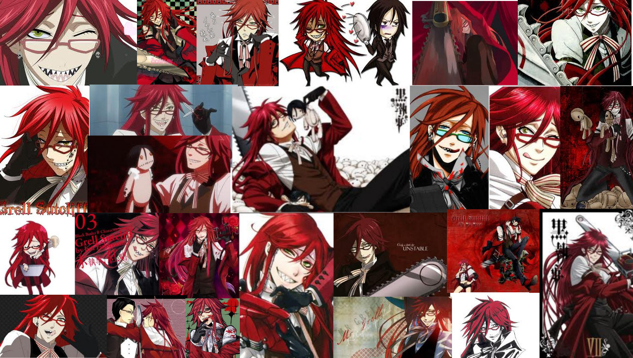 Grell Wallpaper Iphone Black Butler - HD Wallpaper 