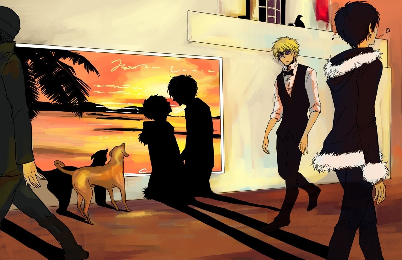 Shizuo And Izaya Pocky - HD Wallpaper 