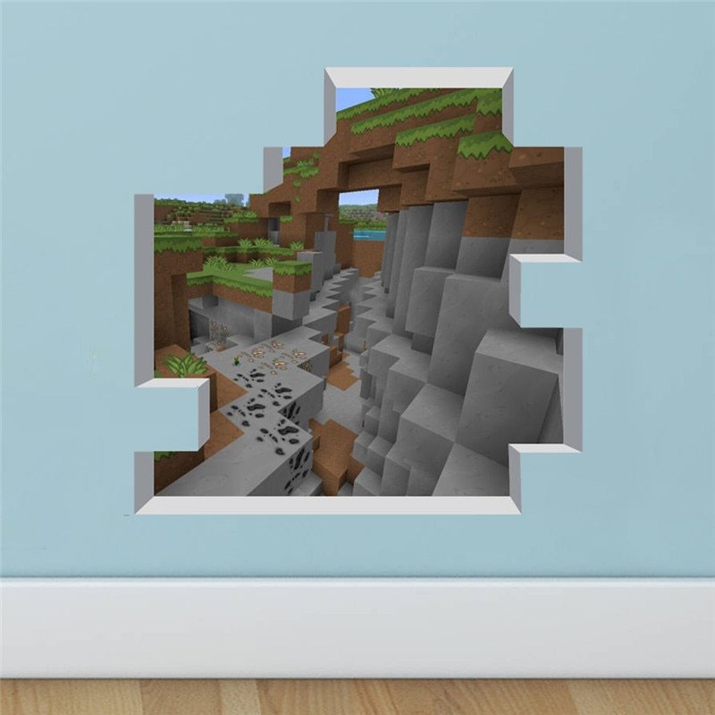 Minecraft Wall Decals - HD Wallpaper 