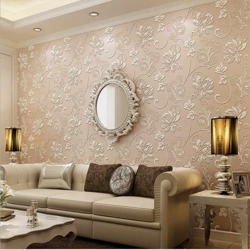 Wallpapers Youman 3d Waterproof Wallpaper Modern European - Barock Tapete Schlafzimmer - HD Wallpaper 