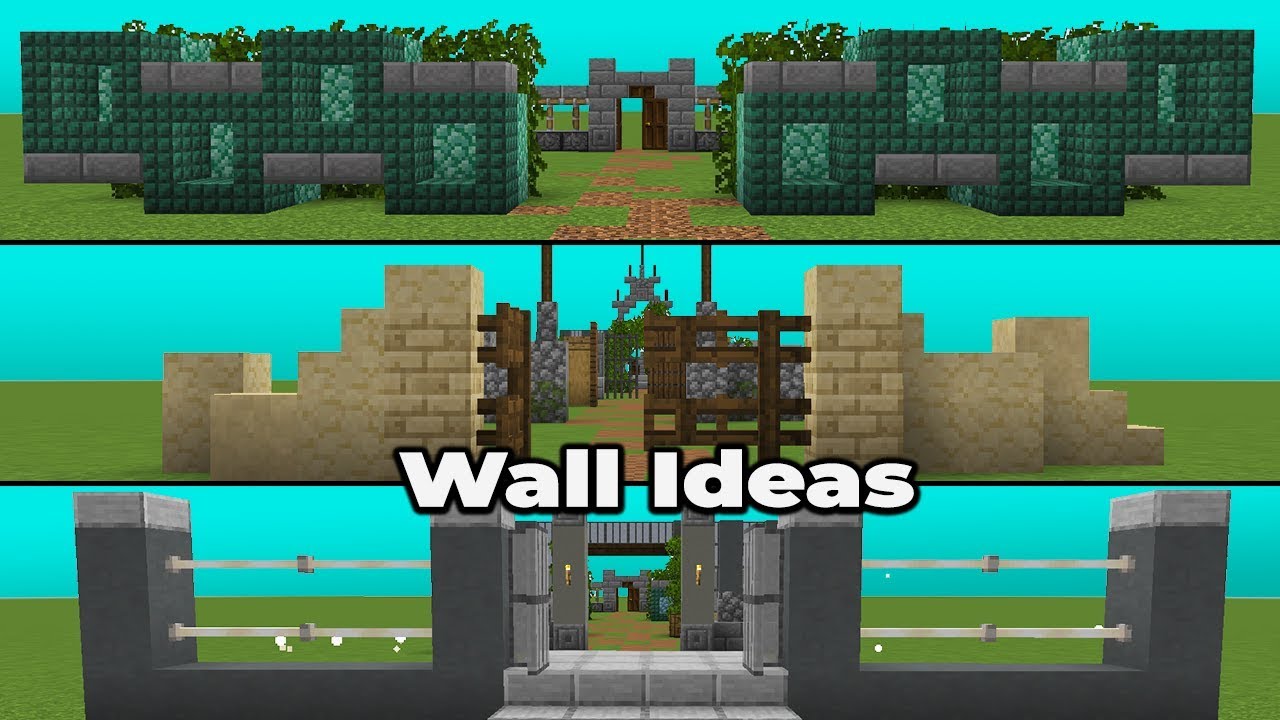 Simple Wall Design Minecraft - HD Wallpaper 