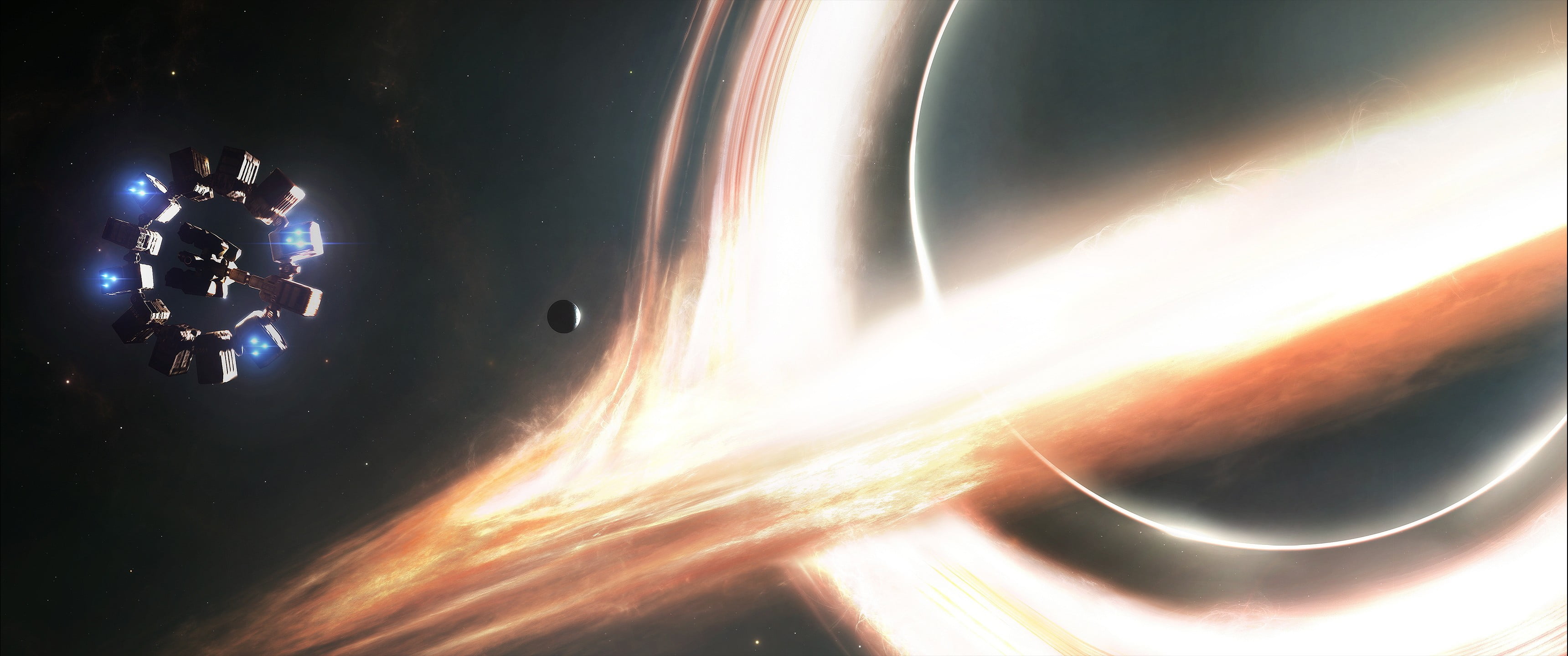 Interstellar Black Hole Poster - HD Wallpaper 