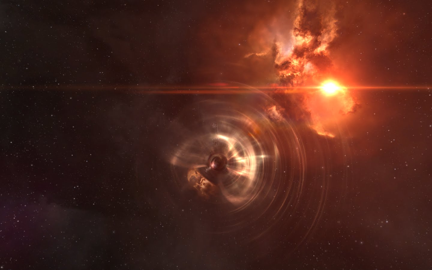 Eve Online Black Hole - HD Wallpaper 