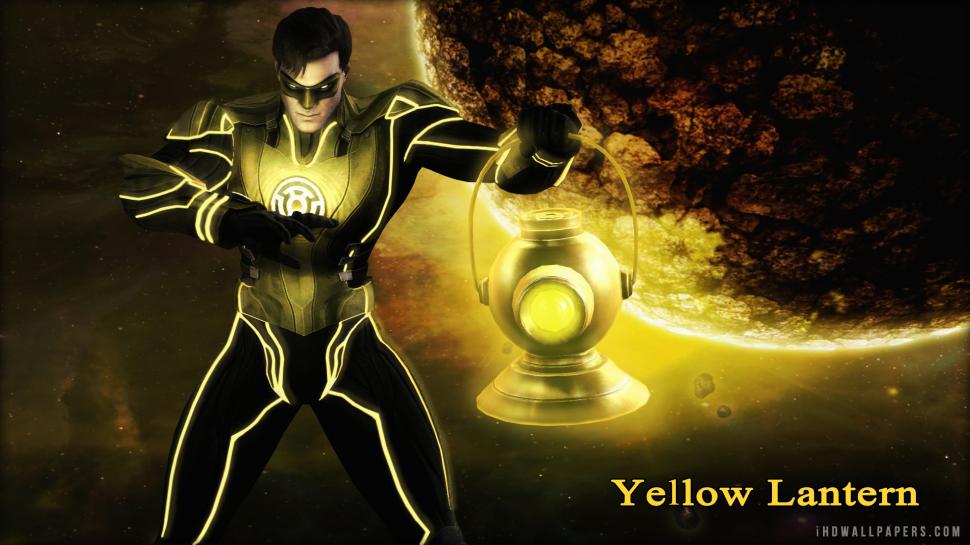 Yellow Lantern Injustice Gods Among Us Wallpaper,yellow - Yellow Lantern Hal Jordan - HD Wallpaper 