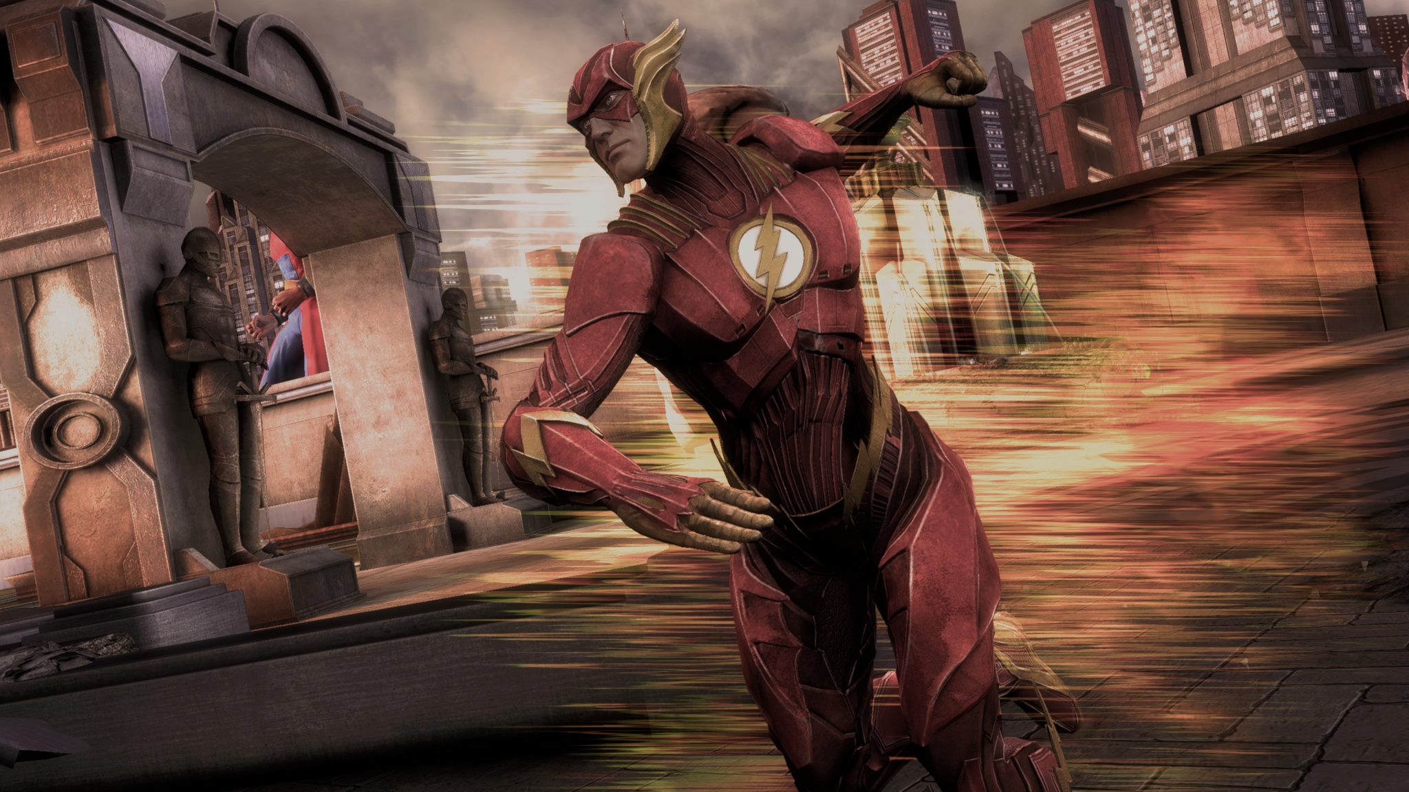 Flash Injustice Altcostume Screen - Flash Injustice Alternate Costume - HD Wallpaper 