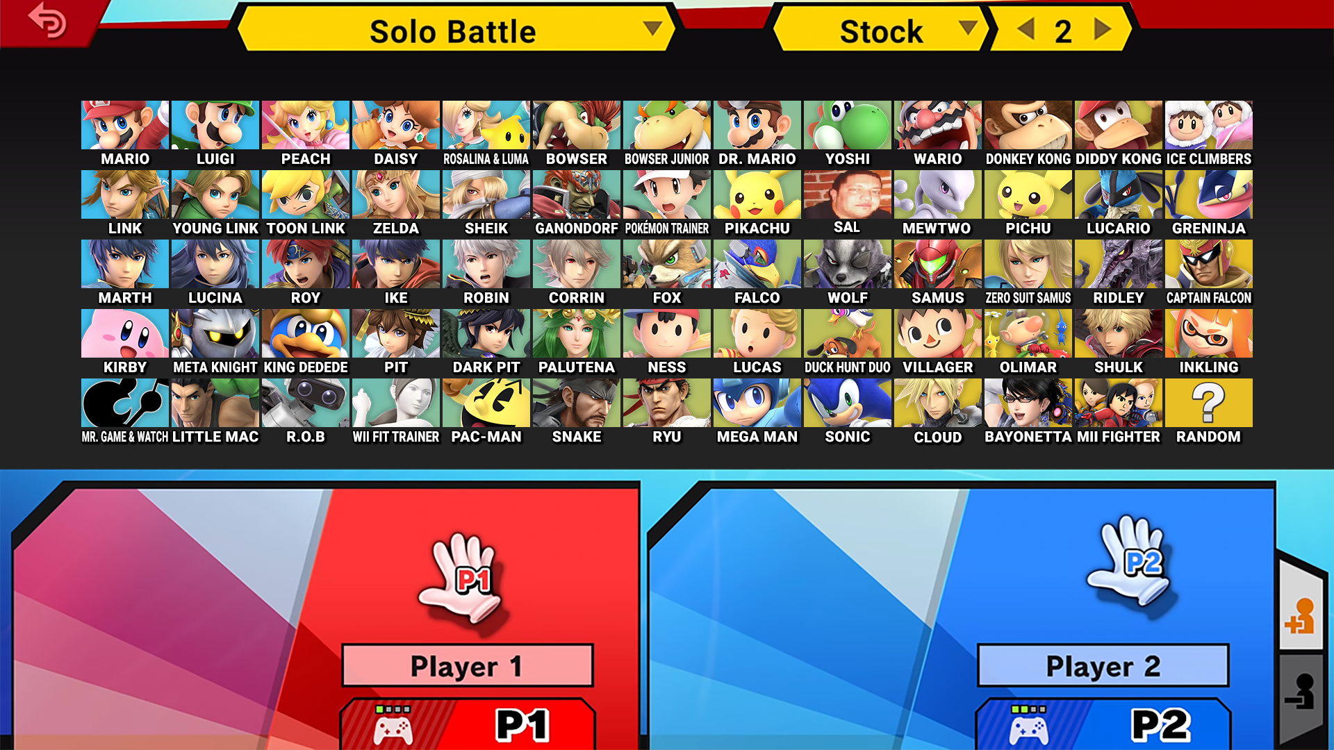 Smash Ultimate Character Select Screen - HD Wallpaper 