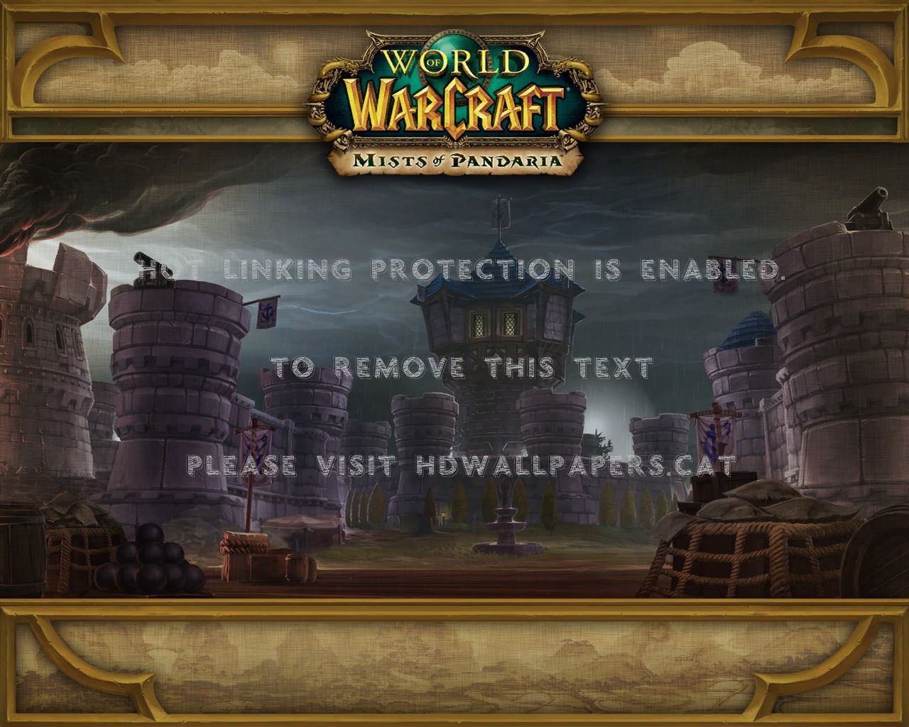 Theramore Wow Mists Of Pandaria Horde Games - Mists Of Pandaria Loading Screen - HD Wallpaper 