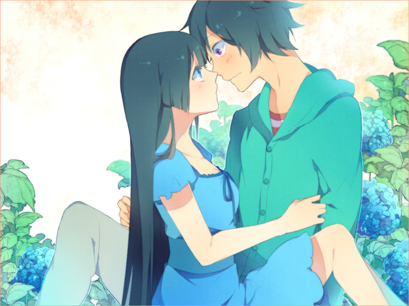 Sankarea Chihiro X Rea - HD Wallpaper 