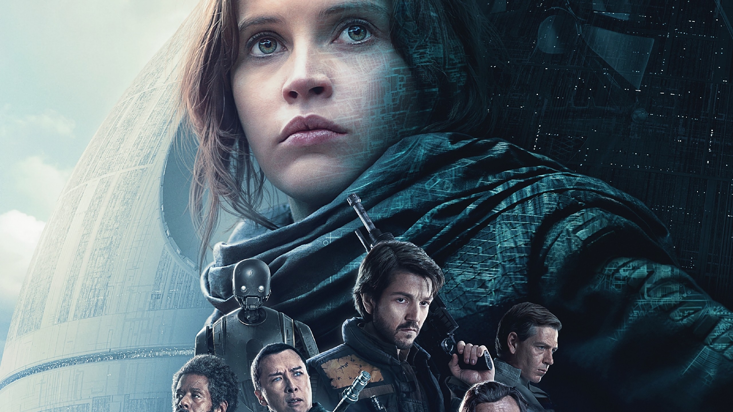 A Star Wars Story, Felicity Jones, Diego Luna, Donnie - Rogue One Felicity Jones - HD Wallpaper 
