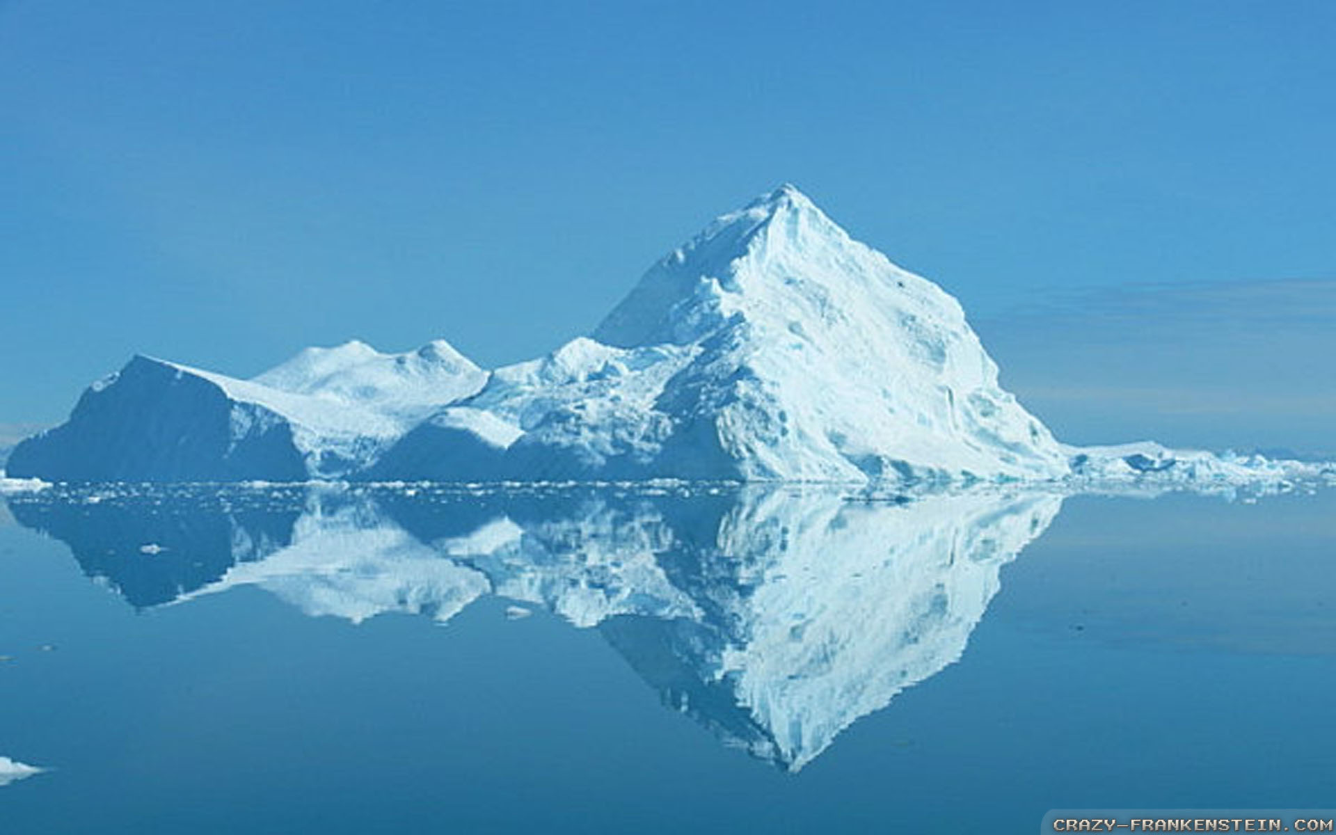 Mountains And Ice Berg - HD Wallpaper 