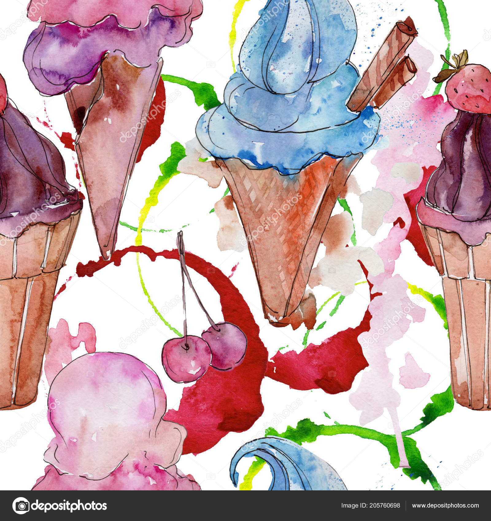 Ice Cream Cone - HD Wallpaper 