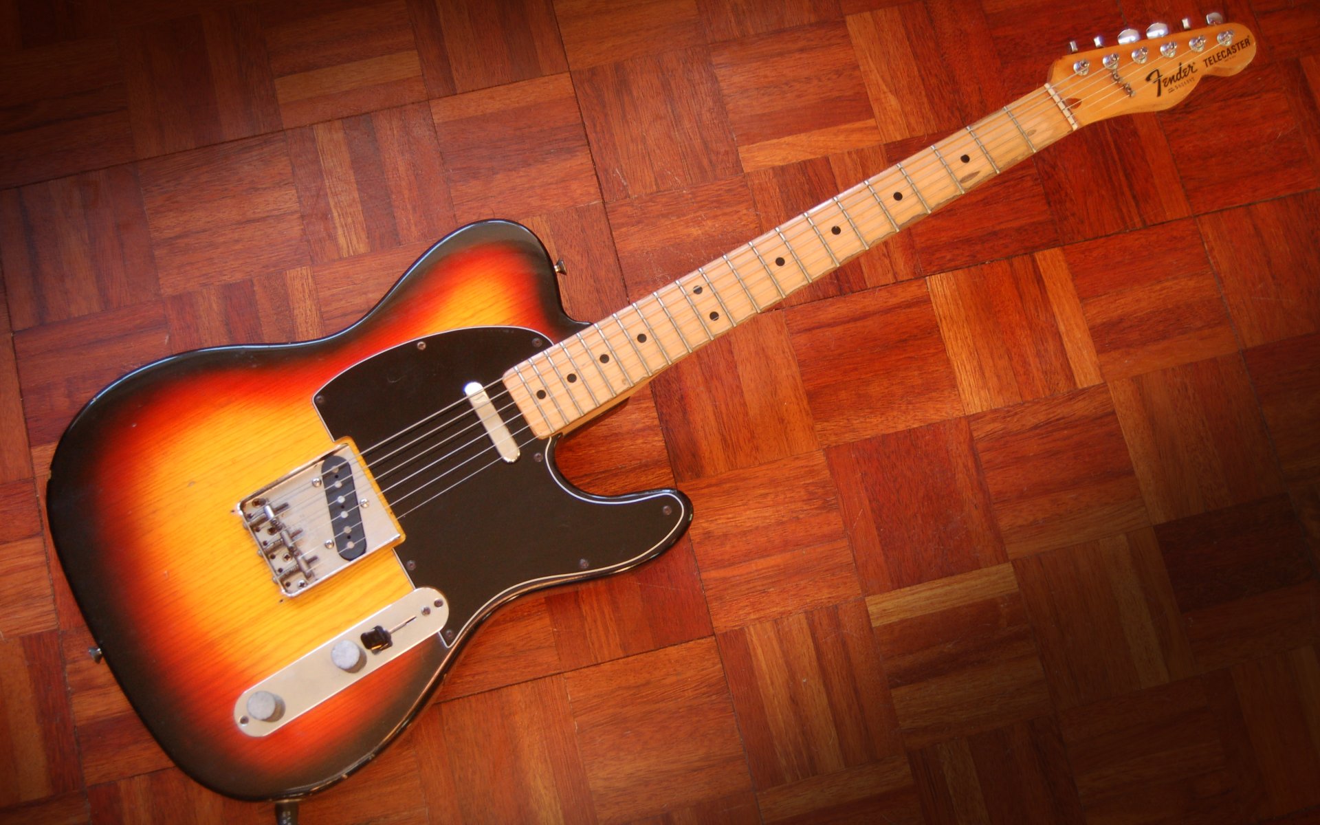 Sunburst Telecaster Orange - HD Wallpaper 