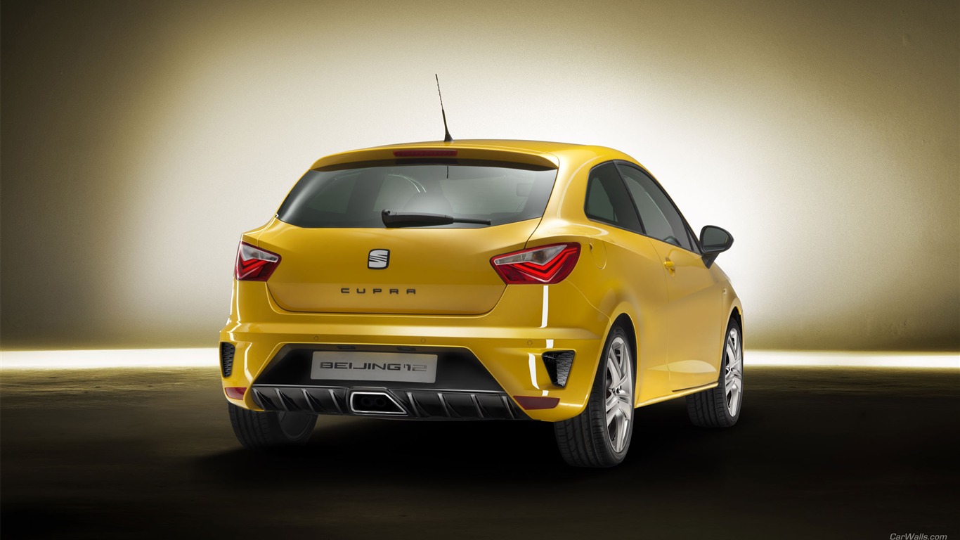 Seat Ibiza Cupra Concept Car Hd Wallpaper - Ibiza Yellow Car - HD Wallpaper 