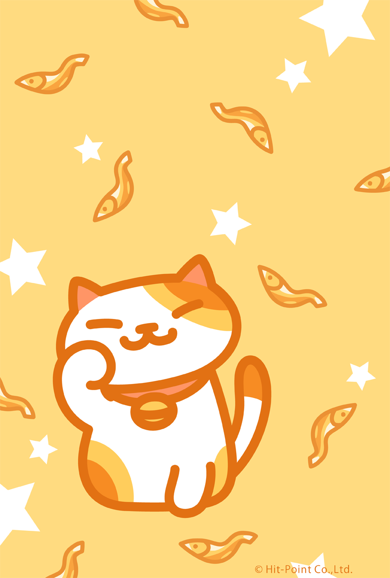 #neko #nekoatsume #wallpaper #kawaii #cat #feline - Atsume Neko - HD Wallpaper 