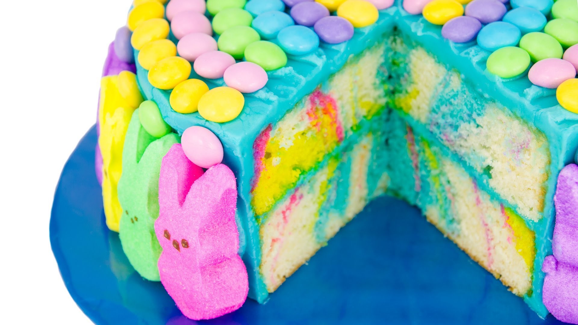 Easter Cake Wallpaper - Easter Cakes With Peeps - HD Wallpaper 
