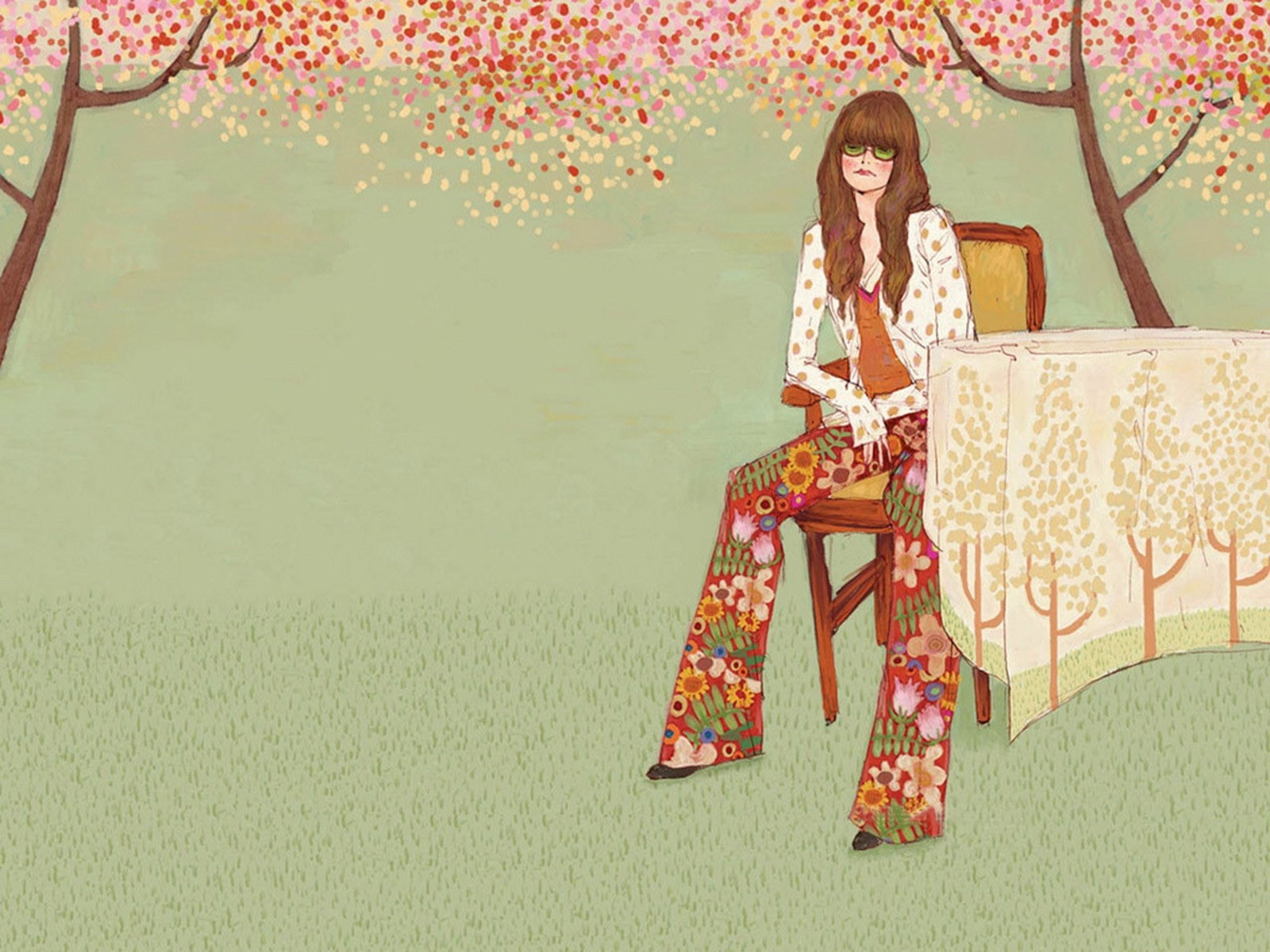 Romantic Nice Girl Sitting On Chair Drawings Images - Nice Pic Girl Romantic - HD Wallpaper 