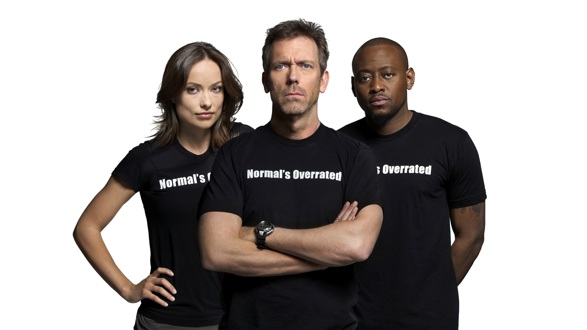 Olivia Wilde And Hugh Laurie - HD Wallpaper 