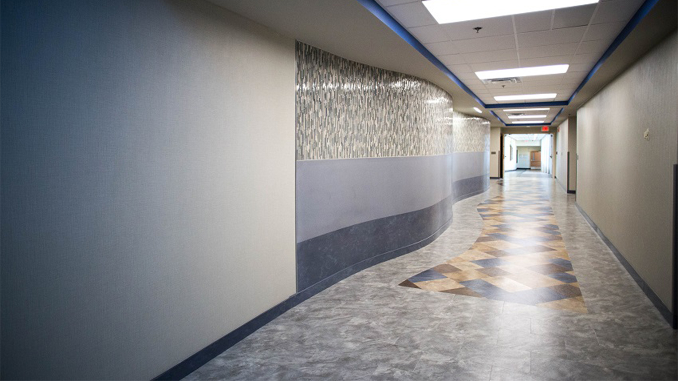 01 Jps Bloodbank Hallway5 Gallery - Floor - HD Wallpaper 