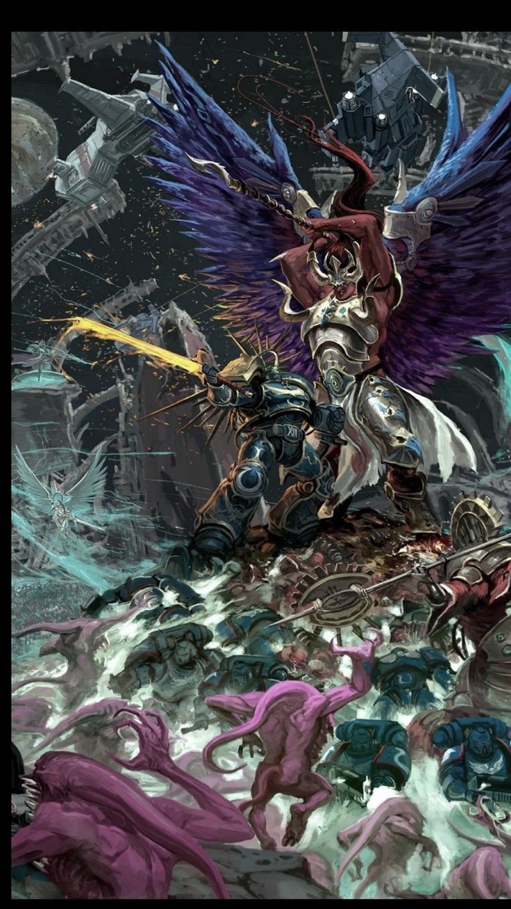 Roboute Guilliman Vs Magnus The Red - 736x1308 Wallpaper Roboute Guilliman Vs Magnus The Red - 736x1308 Wallpaper