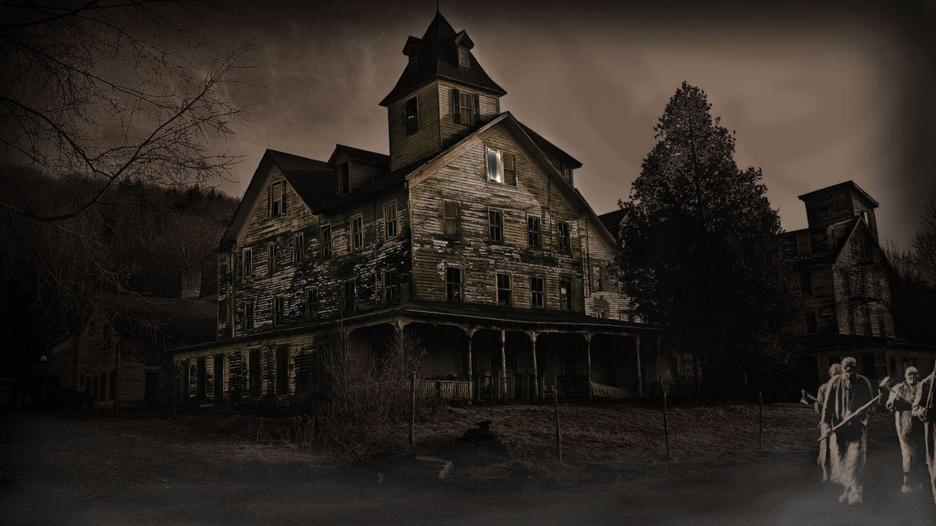 Haunted House Hd - HD Wallpaper 