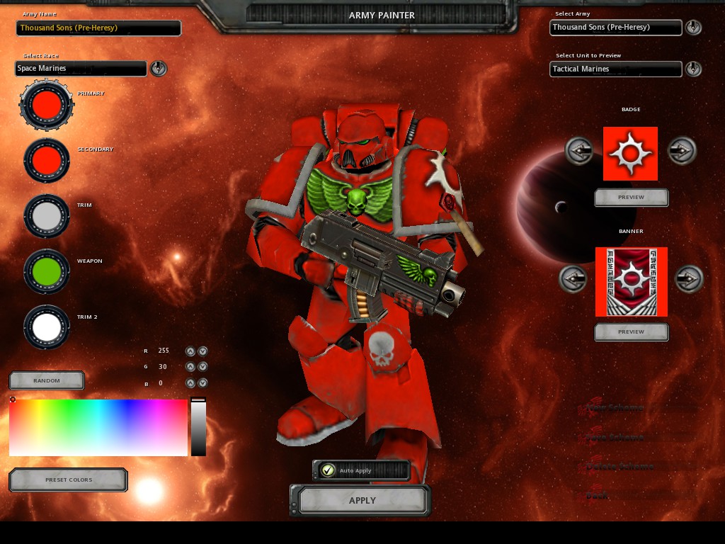 Dawn Of War 1 Color Schemes - HD Wallpaper 