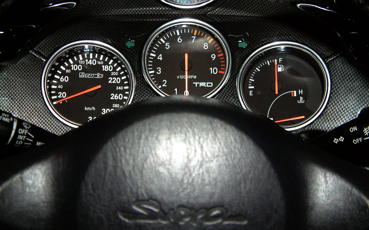Toyota Supra Speedometer - HD Wallpaper 