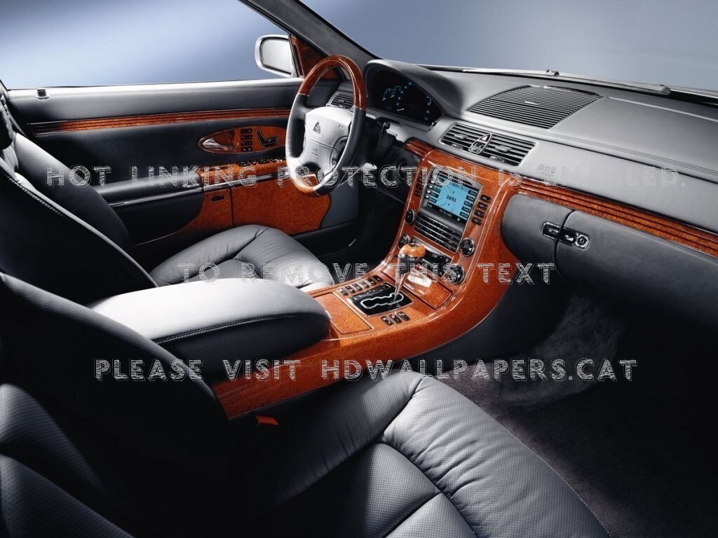 Maybach Inside German Car Dashboard Mercedes - HD Wallpaper 