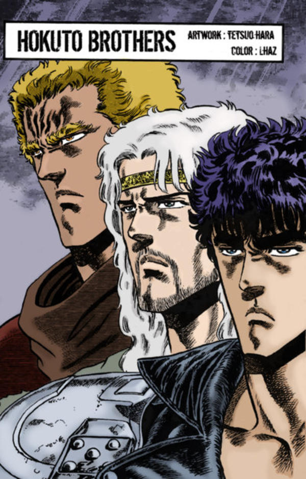 Hokuto Brothers Tena Artwork - Hokuto No Ken Brothers - HD Wallpaper 