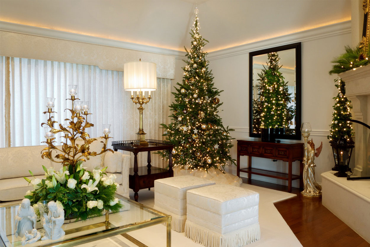 Interior Design Christmas - HD Wallpaper 