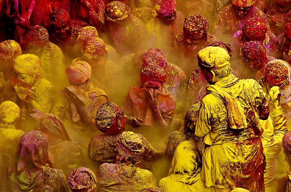 Mathura Holi - HD Wallpaper 
