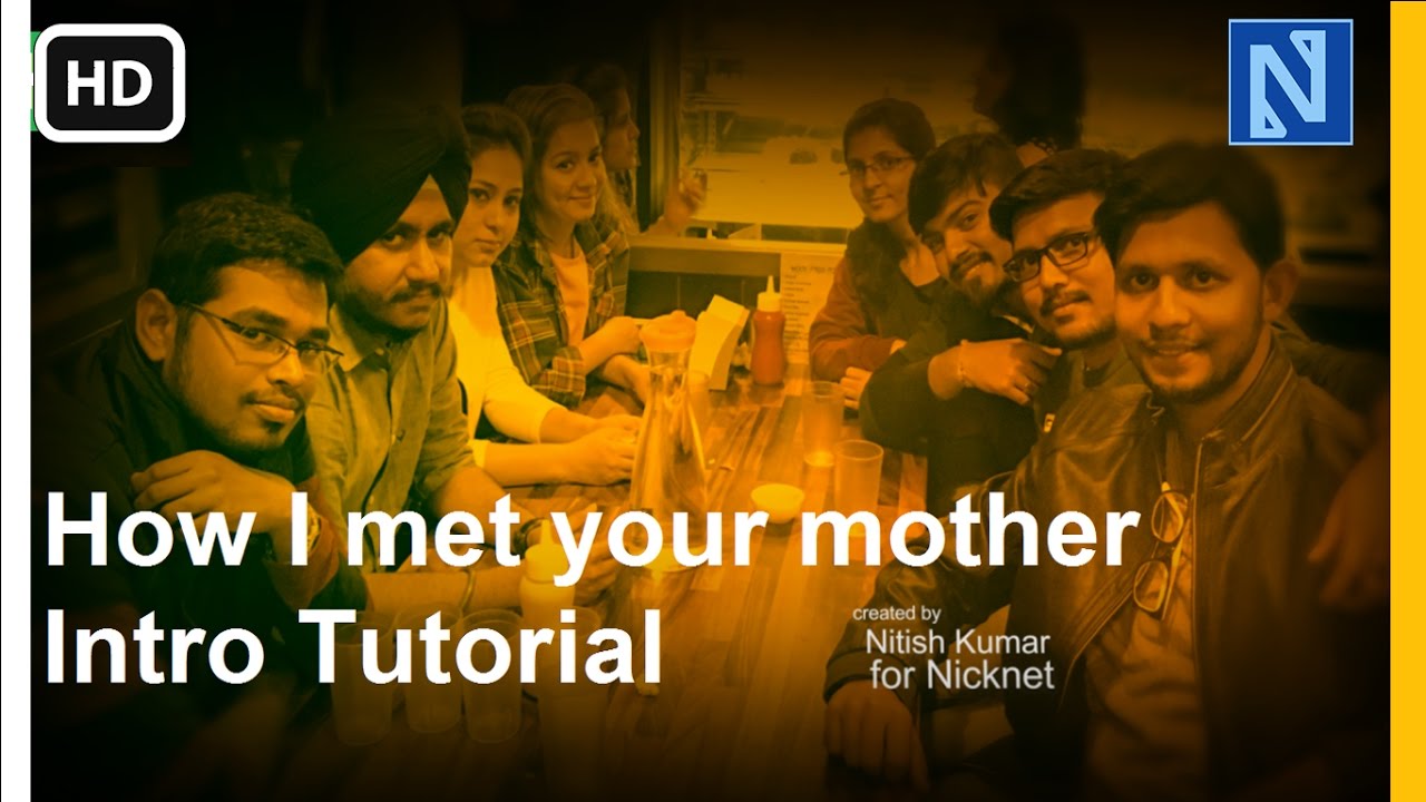 Met Your Mother Frame Intro - HD Wallpaper 