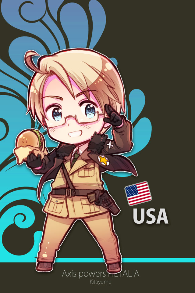 America Hetalia Chibi - HD Wallpaper 