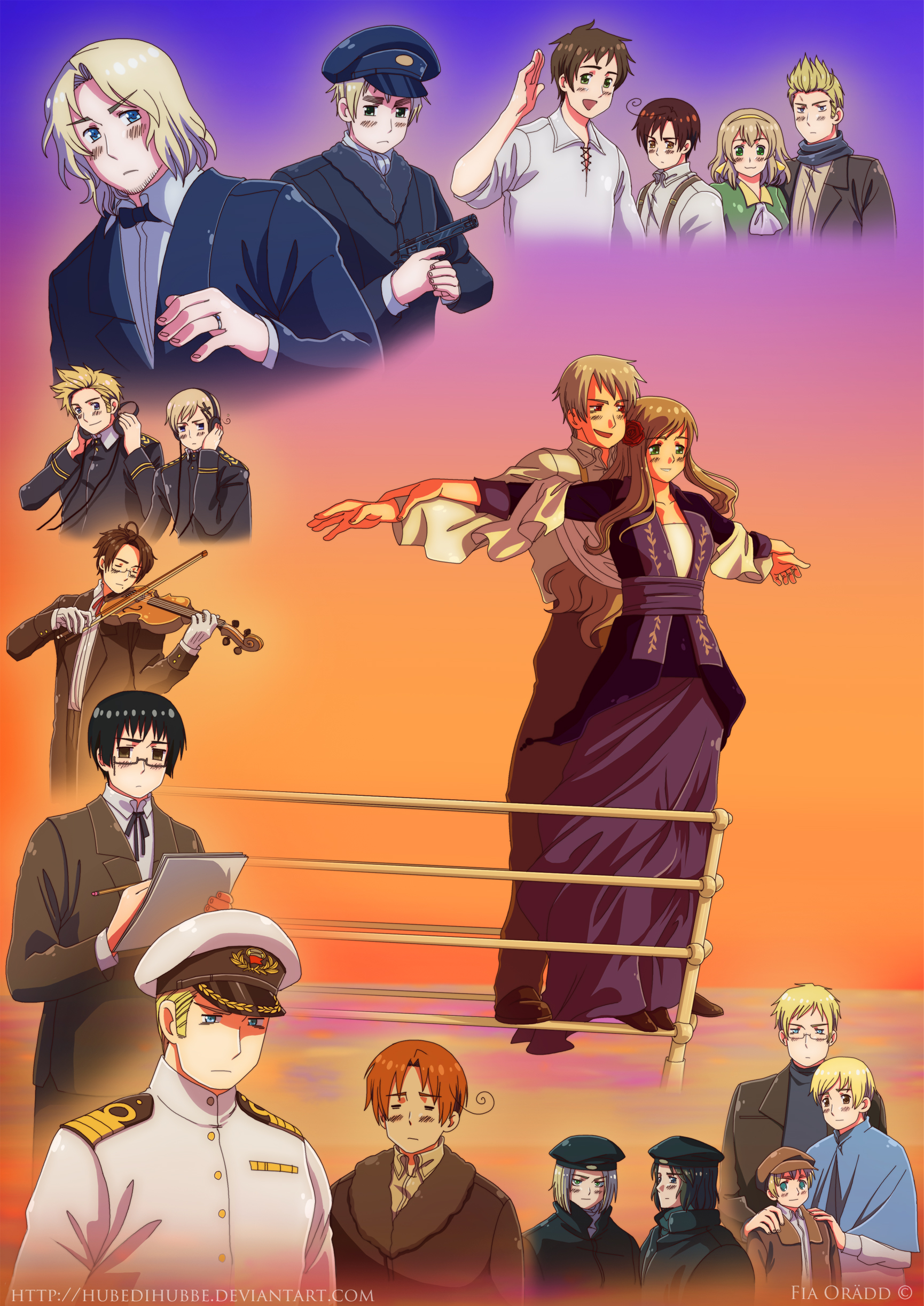 Hetalia Titanic - HD Wallpaper 
