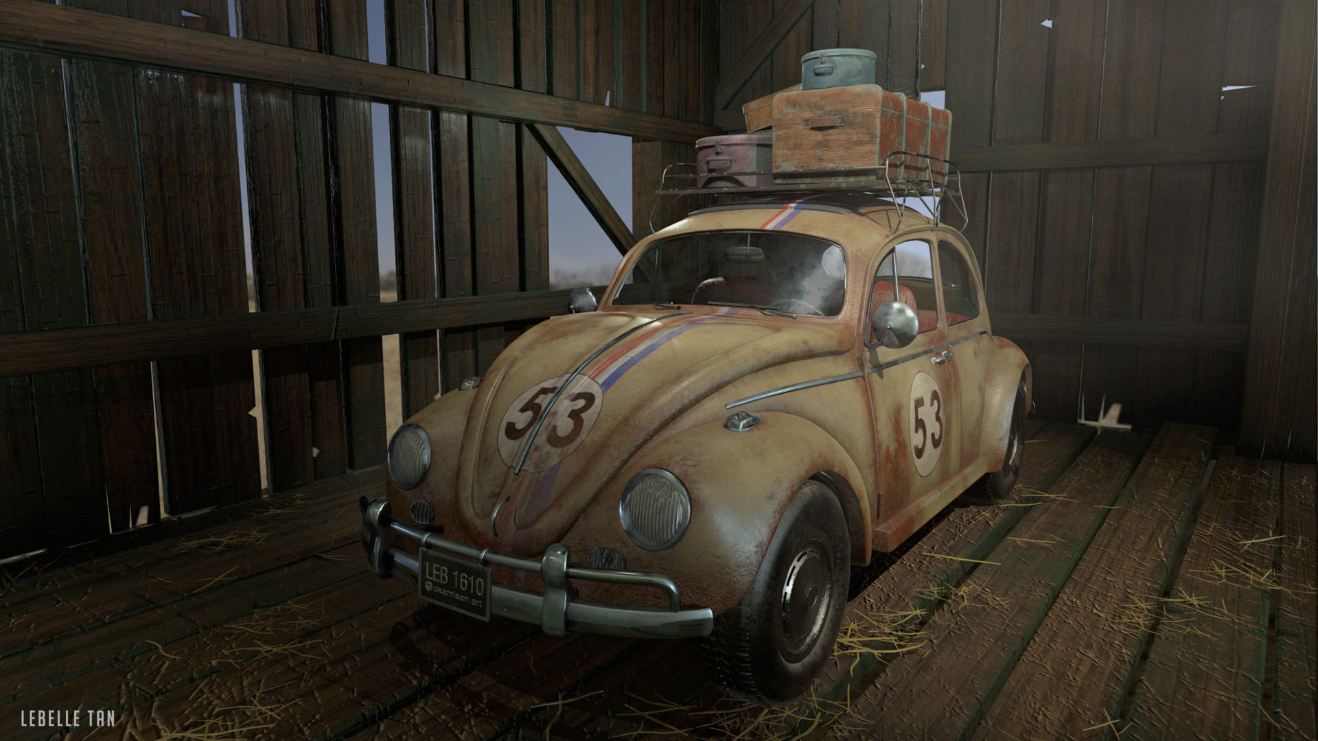 Abandoned Herbie - HD Wallpaper 