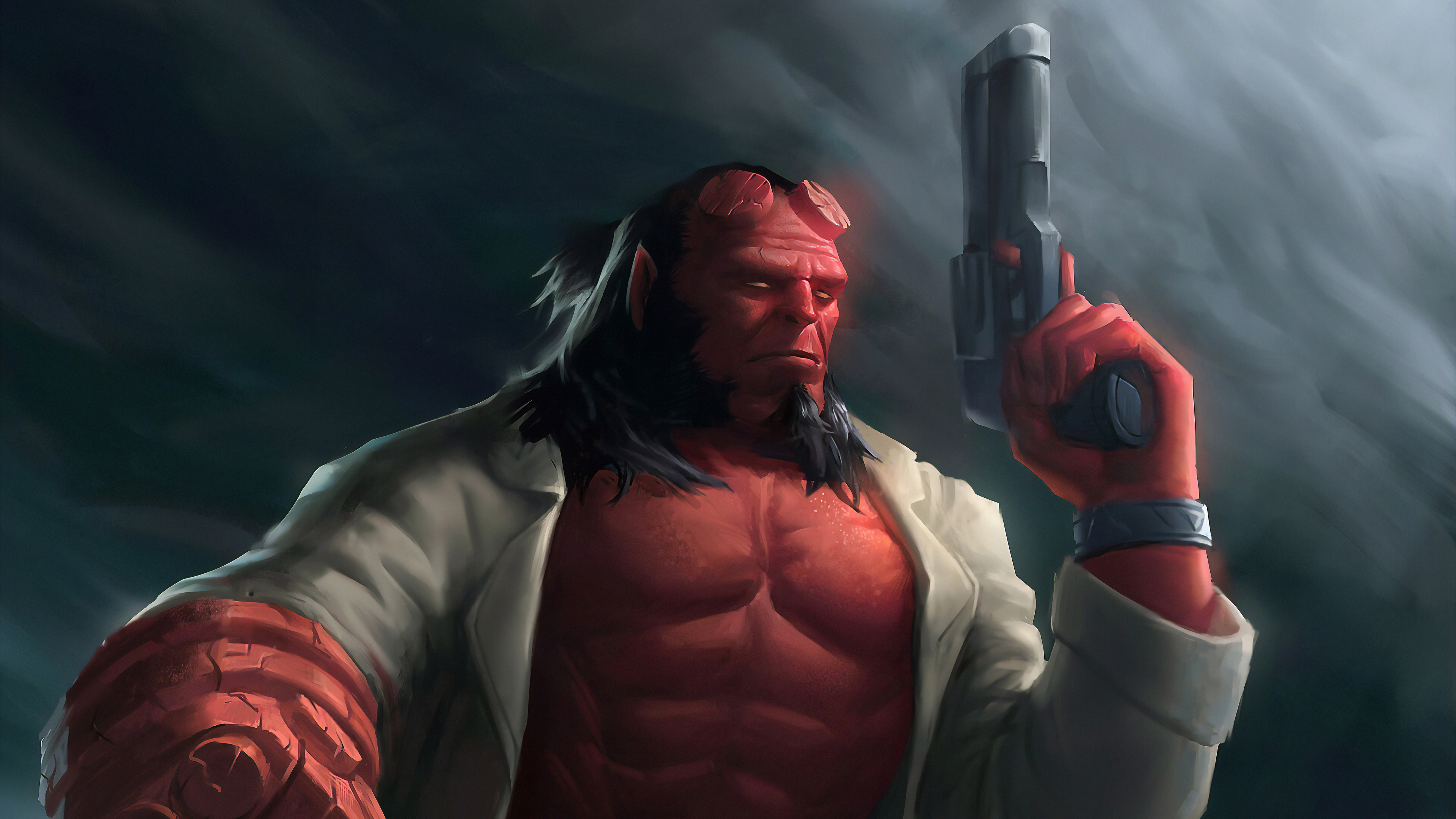 Superheroes Wallpapers, Hellboy Wallpapers, Hd Wallpapers, - Hellboy Wallpaper Hd - HD Wallpaper 