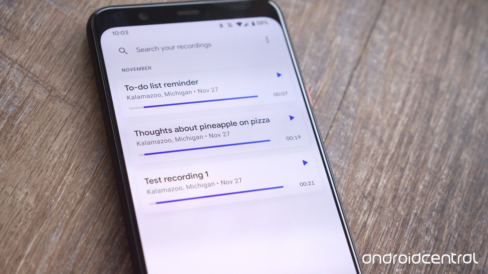 The Recorder App On A Pixel 4 Xl - Iphone - HD Wallpaper 