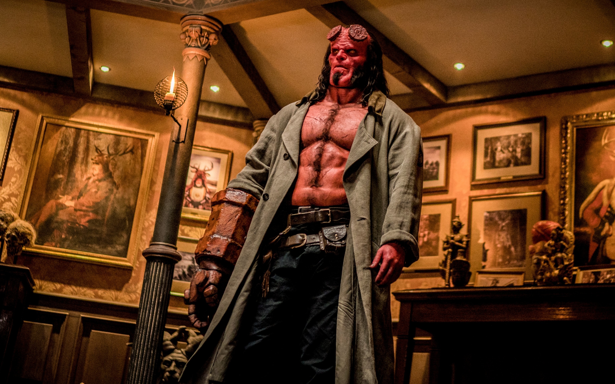 Wallpaper Of Hellboy, Movie, 2019, Hellboy 2019 Background - Hellboy Movie Review - HD Wallpaper 