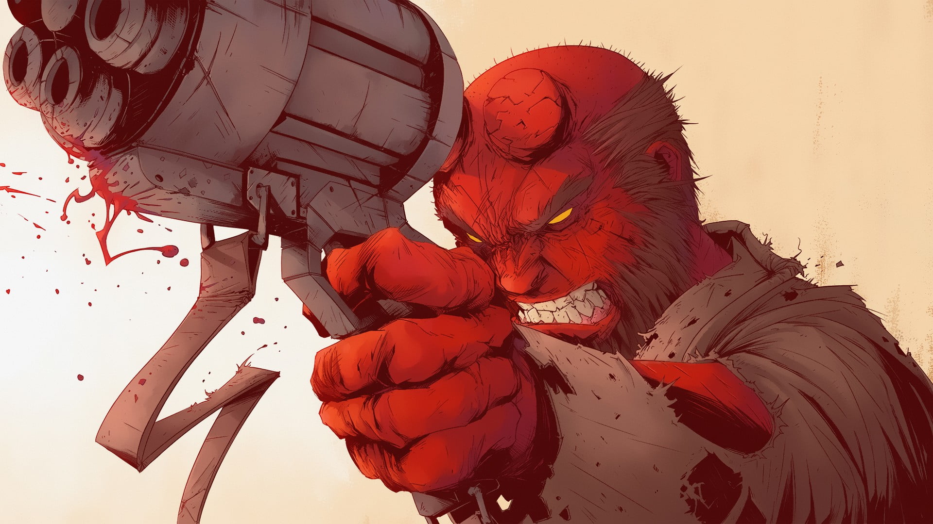 Hellboy Wallpaper Hd - HD Wallpaper 