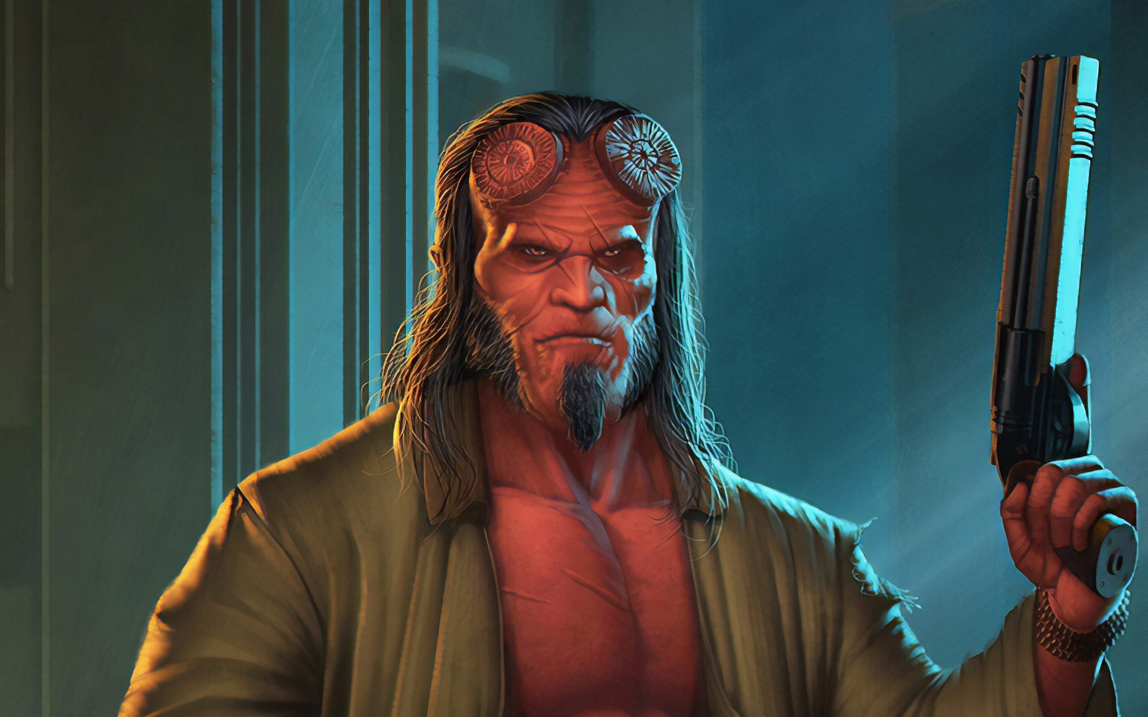 Hellboy Fanart - HD Wallpaper 