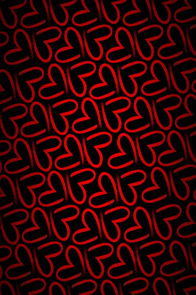 Pattern Wallpaper Iphone Black Red - HD Wallpaper 