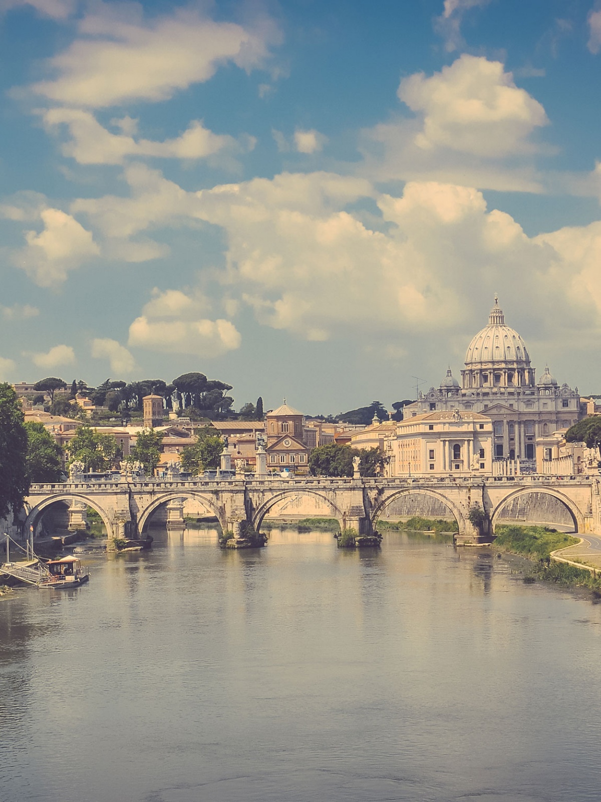 Ponte Sant'angelo - HD Wallpaper 